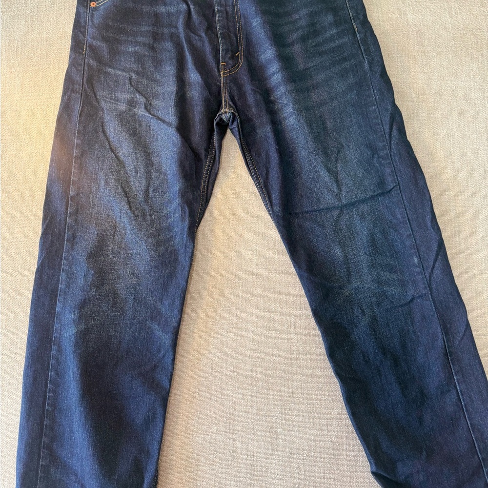 Levi's Straight Leg Jeans in Deep Indigo